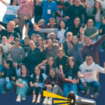 Grupo de jóvenes participantes de la Escuela de Líderes 4 en el Centro Marista de Formación (Guatemala),